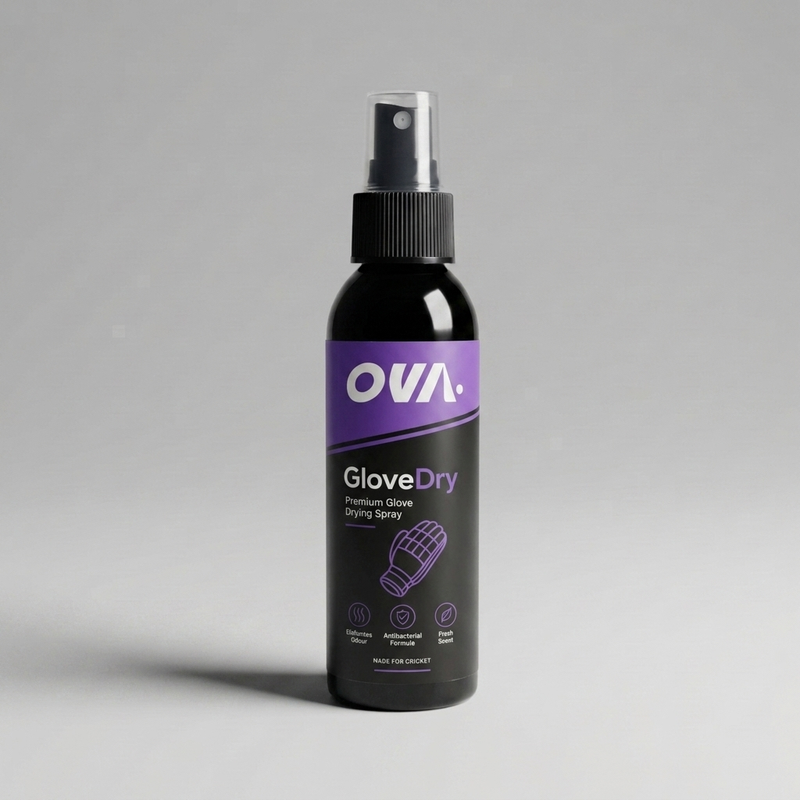 Ova GloveDry 100Ml Fast Acting Drying Spray for Cricket Batting and Wicketkeeping Gloves